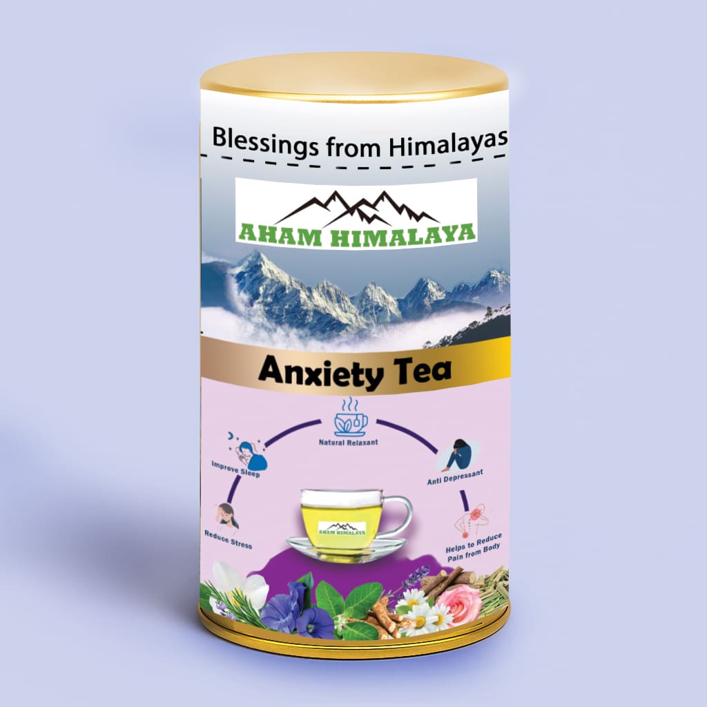 Himalayan Tea| Anxiety Relief Tea Box Packaging, Anxiety Relief Tea