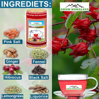Hibiscus Tea Crafted Blend, Best Hibiscus Tea Blend Online, Caffeine Free, Herbal Tea, Hibiscus Tea Loose Leaf